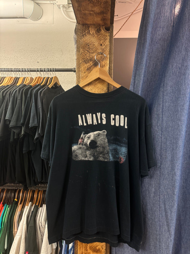 Vintage “Always Cool” Coke Navy T-Shirt - XL