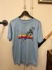Vintage 1989 Tennis Light Blue T-shirt - XL