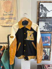 Vintage KA Yellow Varsity Black/Yellow Jacket - S