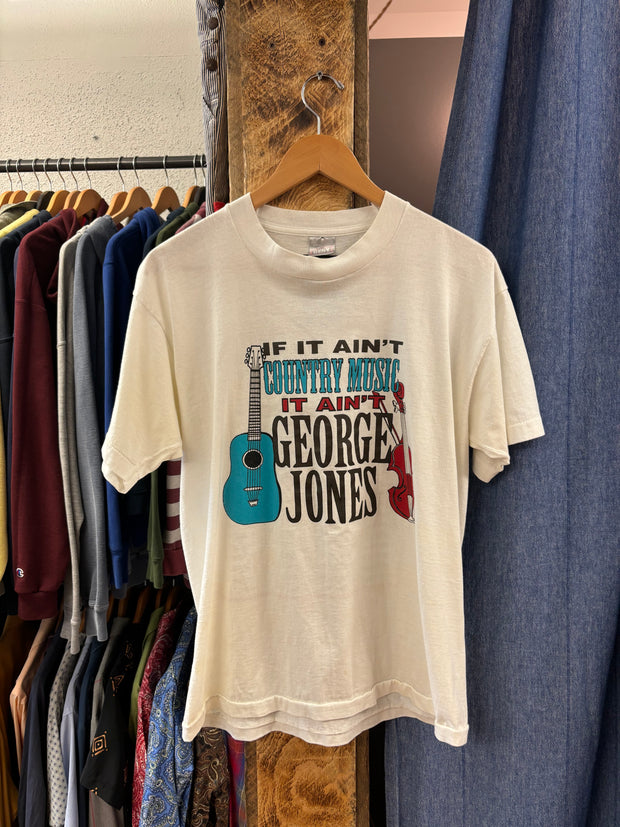Vintage 1995 George Jones “I Saw No Show” White T-Shirt - L