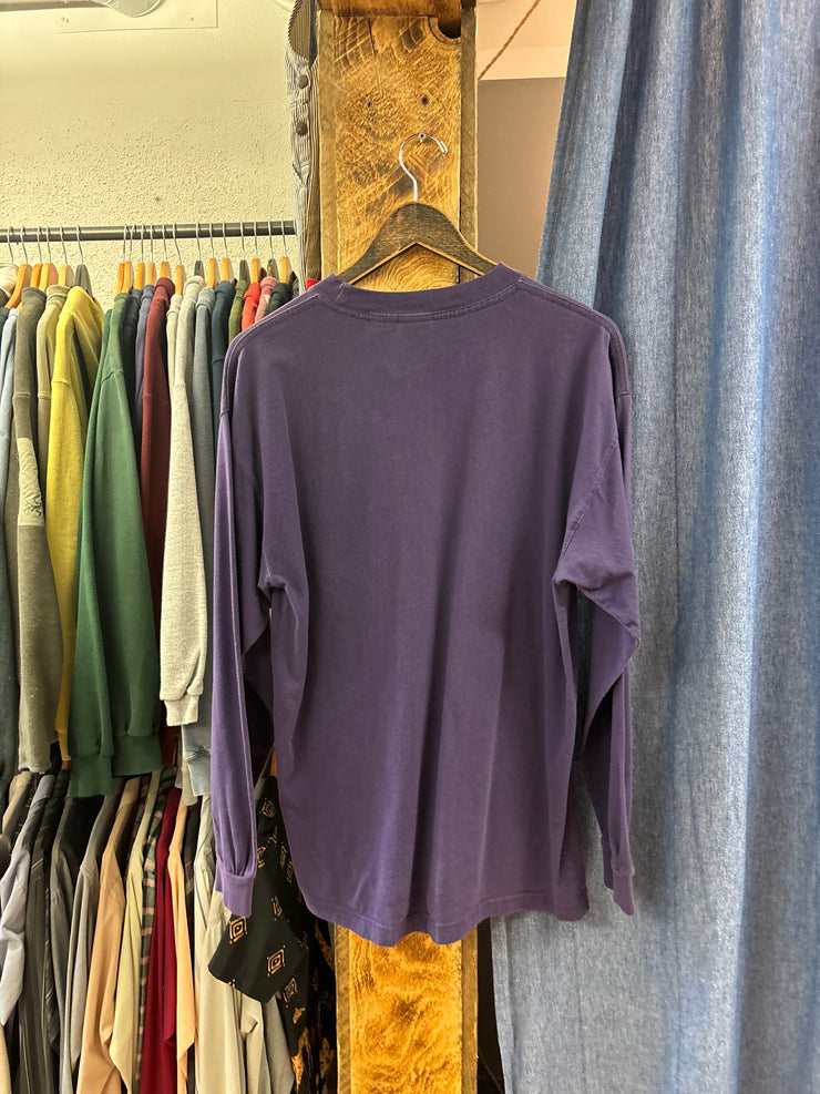 Vintage Grumpy Disney Purple Longsleeve T-Shirt - L