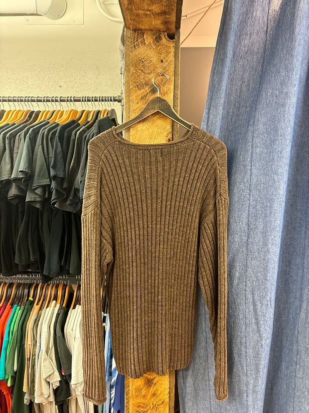 Vintage R&R Knit Brown Sweater - M