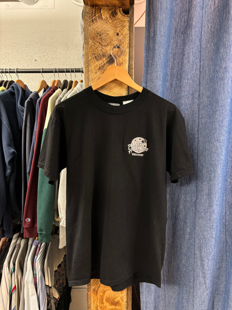 Vintage Planet Hollywood Vancouver Black T-shirt - M