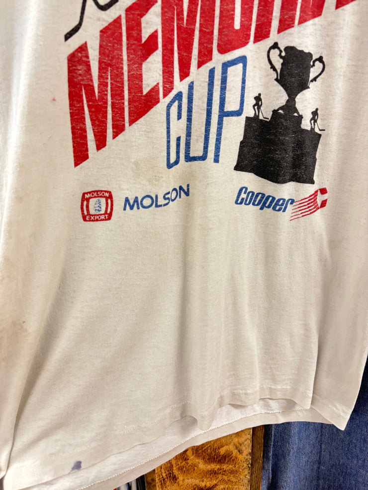 Vintage Coupe Memorial Cup White T-Shirt - M