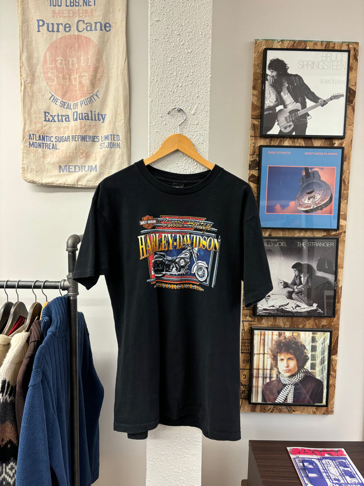 Vintage 1997 Harley Davidson “ Chattanooga”Black Tee -