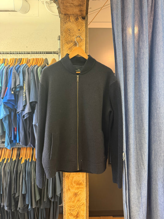 Vintage rodd & gunn knitted zip up - XL