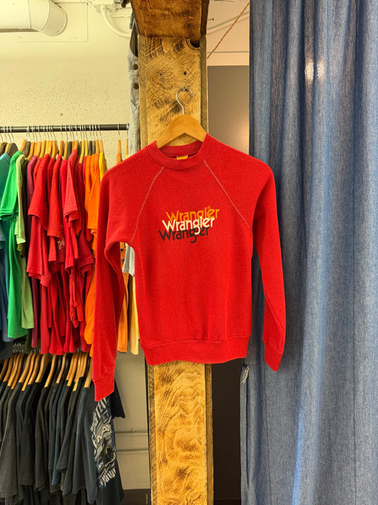 Vintage wrangler red kids sweatshirt - XL