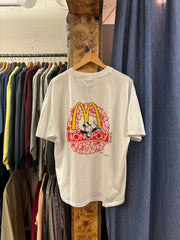 Vintage 1995 Monopoly White T-Shirt - XL