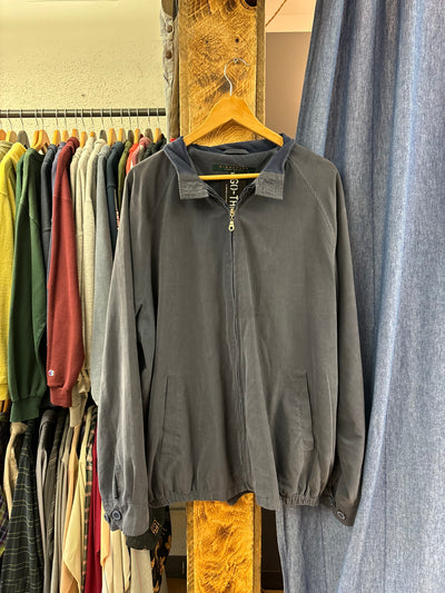 Vintage Carrington Light Blue Zip Up Jacket - XXL