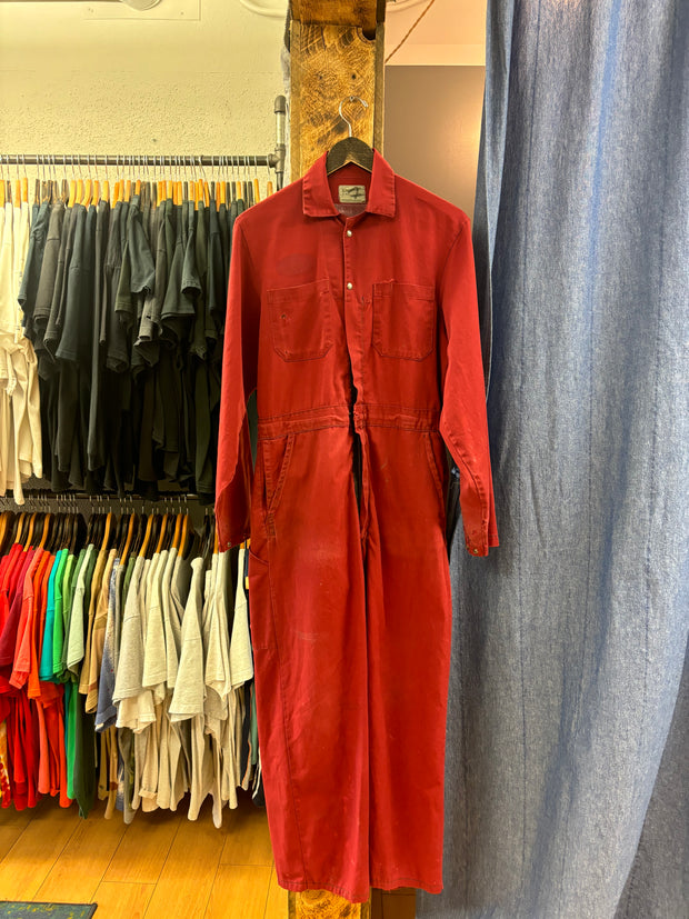 Vintage Canadian Red Coveralls - 36