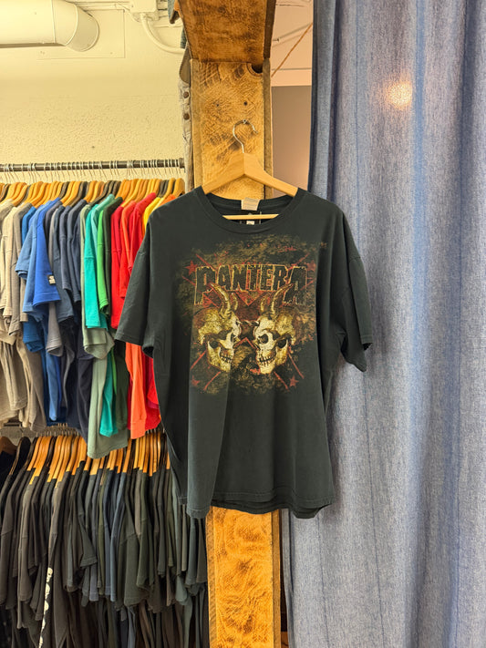 Vintage pantera black graphic t-shirt - XL