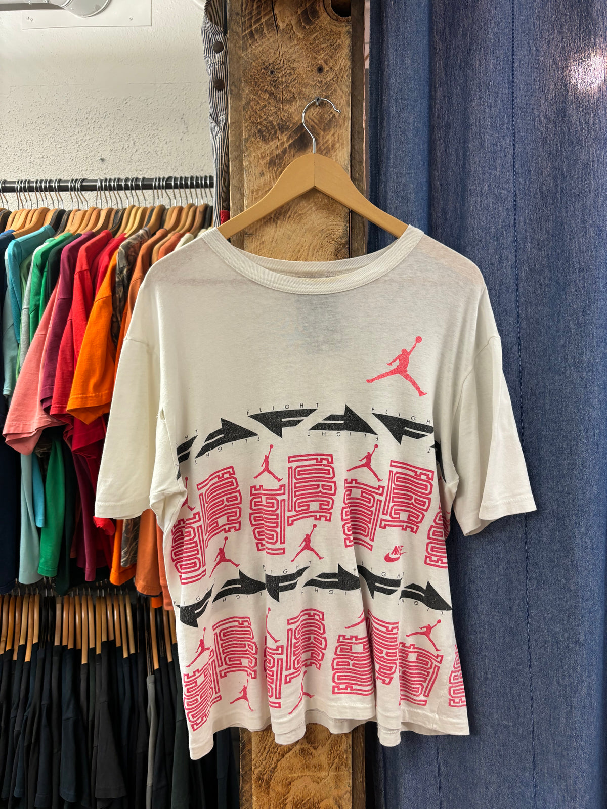Vintage 90s Nike Air Jordan White T-shirt - M