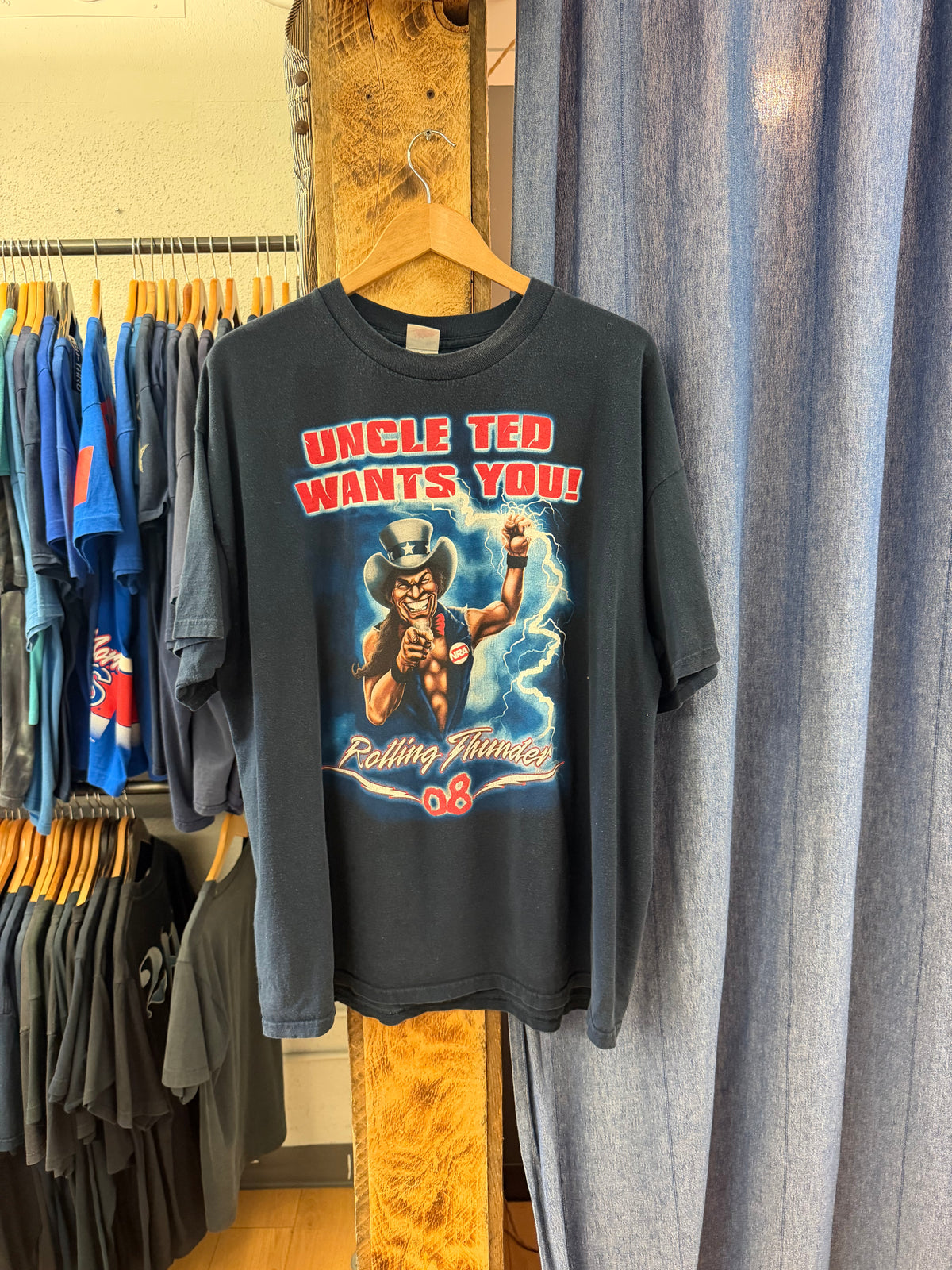 Vintage “uncle Ted wants you” graphic t-shirt - XXL