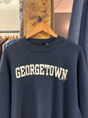 Vintage Georgetown Navy Crewneck - XL