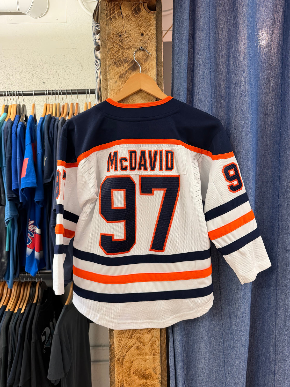 Vintage kids oilers jersey - S