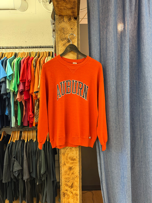 Vintage auburn graphic orange sweatshirt - XL