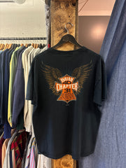 Vintage Mount Up "With Wings As Eagles" Jesus Black T-shirt - XL