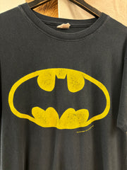 Vintage Batman Black Logo T-Shirt - M