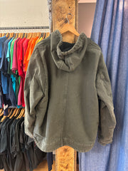 Vintage Carhartt Hooded Dark Green Jacket - XXL