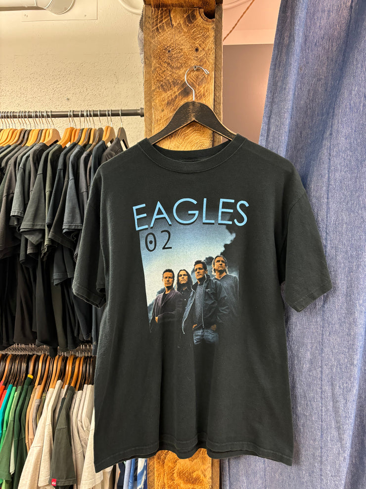 Vintage 2002 Eagles Tour Black T-Shirt - L