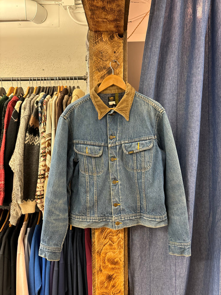 Vintage Lee Lined Denim Jacket - M