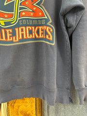 Vintage Starter Columbus Blue Jackets Faded Purple Crewneck - L