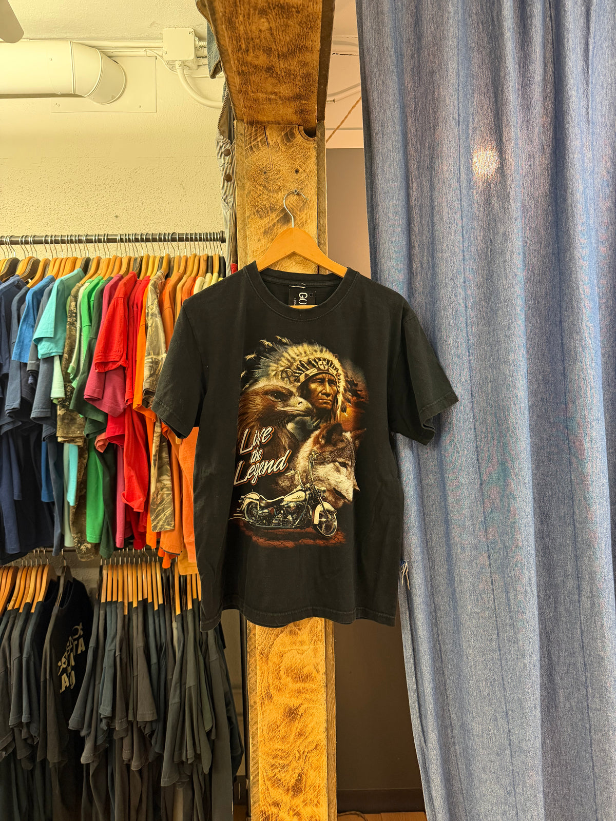 Vintage live the legend graphic t-shirt - M