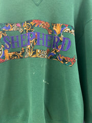 Vintage “Shepherd” Green Crewneck - L