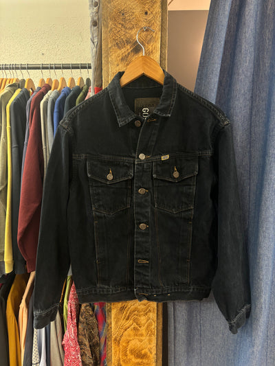 Vintage Ikeda Dark Wash Denim Jacket - M
