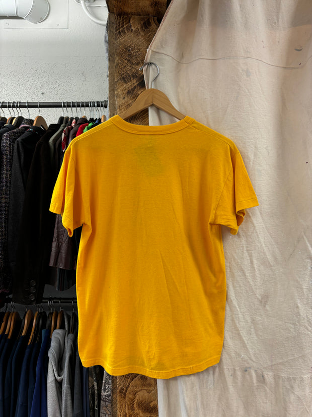 Vintage 80's Montana "Jump Rope For Heart" Yellow T-shirt - M