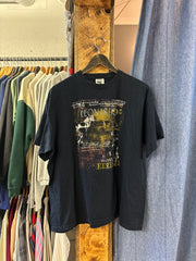 Vintage Leonardo Art Navy T-Shirt - L