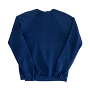 Vintage 80's Yankee's Blank Blue Sweater - M