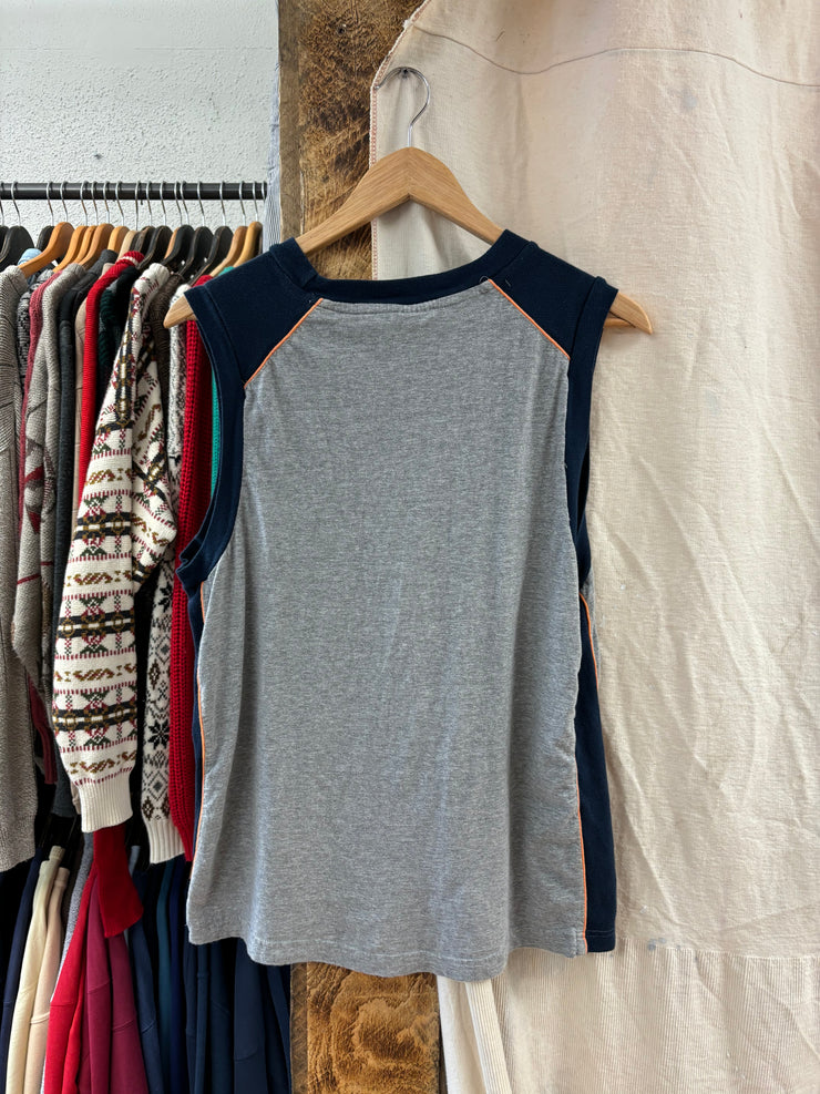 Vintage Cherokee Sleeveless Grey T-shirt - M