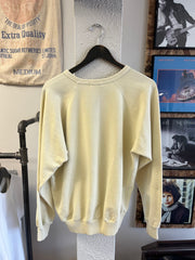 Vintage 80’s Abercrombie & Fitch Light Yellow Crewneck - M