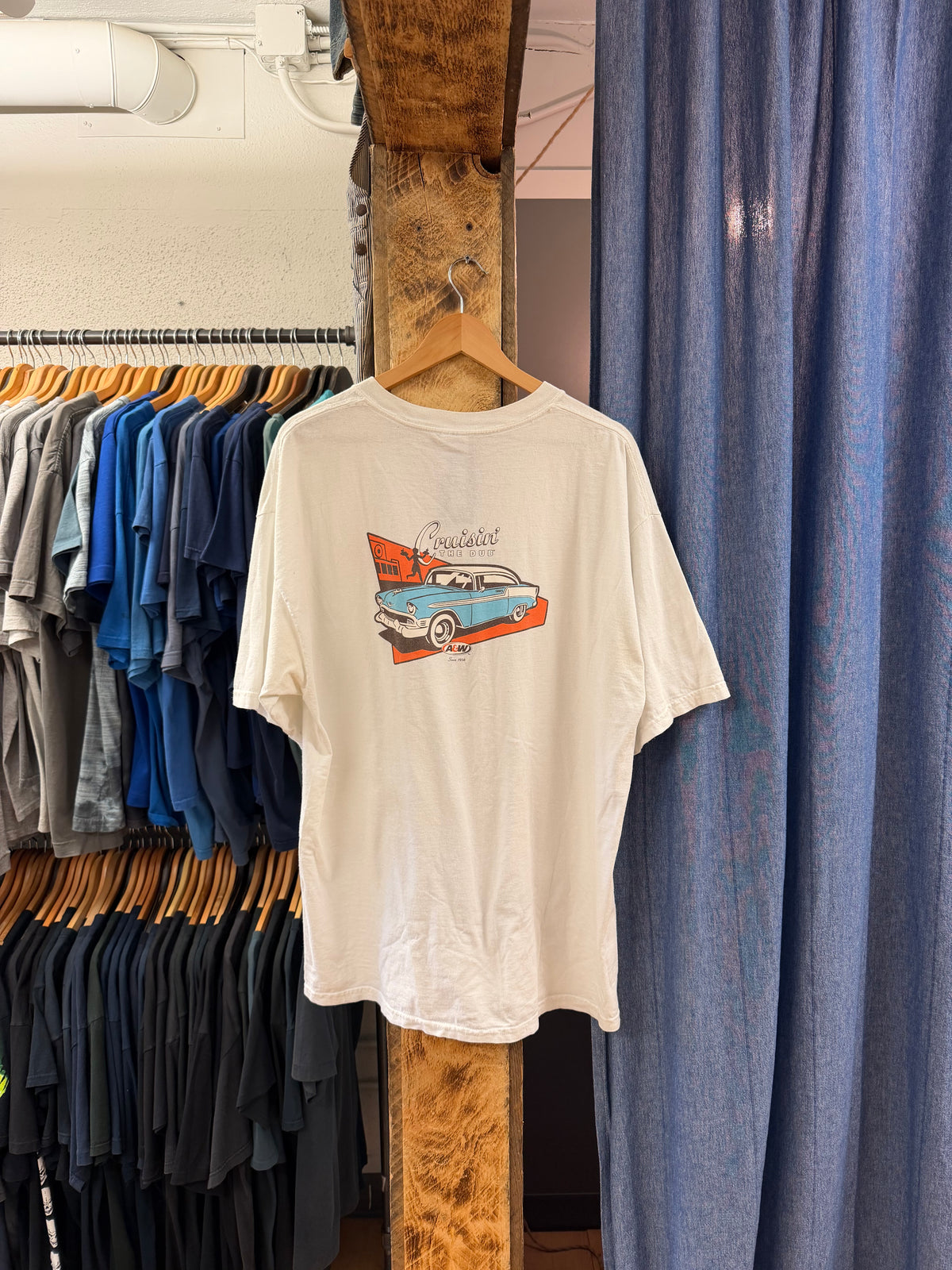 Vintage a&w graphic t-shirt - XL