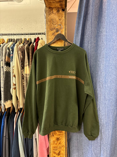 Vintage Windriver Green Crewneck - XL