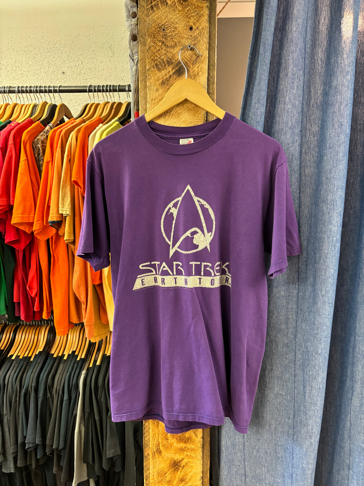 Vintage Star Trek Purple T-Shirt - L
