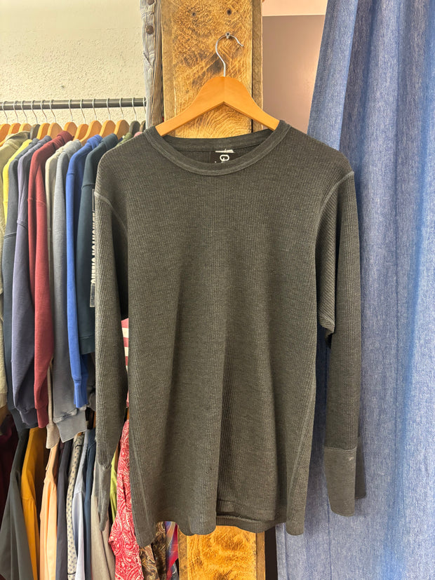 Vintage Stanfield’s Waffle Knit Longsleeve Grey T-Shirt - XL