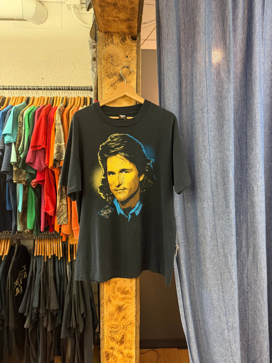 Vintage Billy dean graphic black t-shirt - XL