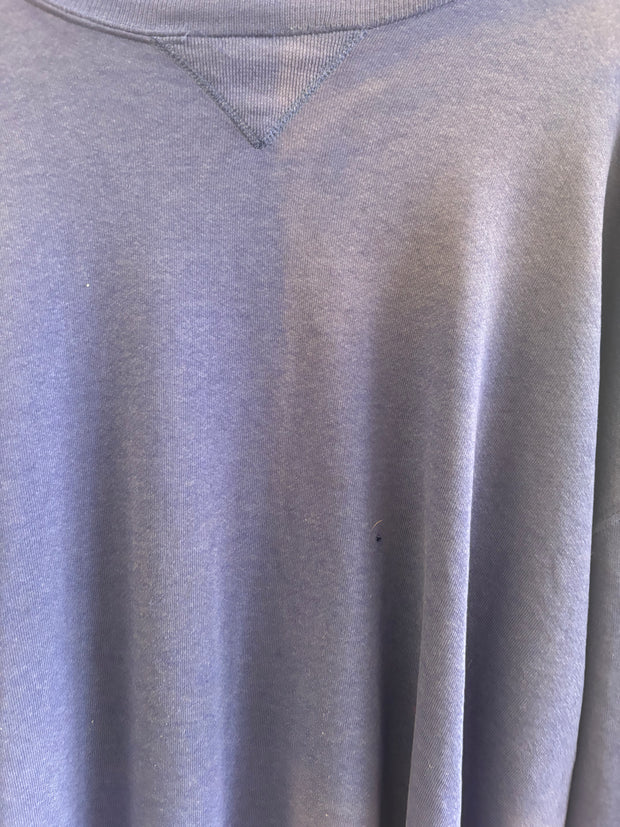 Vintage Russell Blank Faded Blue Crewneck - XXL