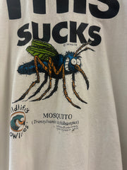 Vintage Mosquito “This Sucks” White T-Shirt - XL