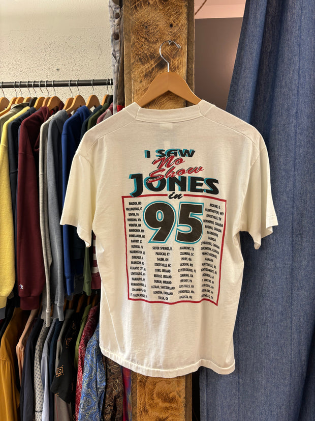 Vintage 1995 George Jones “I Saw No Show” White T-Shirt - L