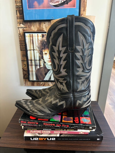 Cowboy “Liberty” Black Toe Pointed Boots - 11