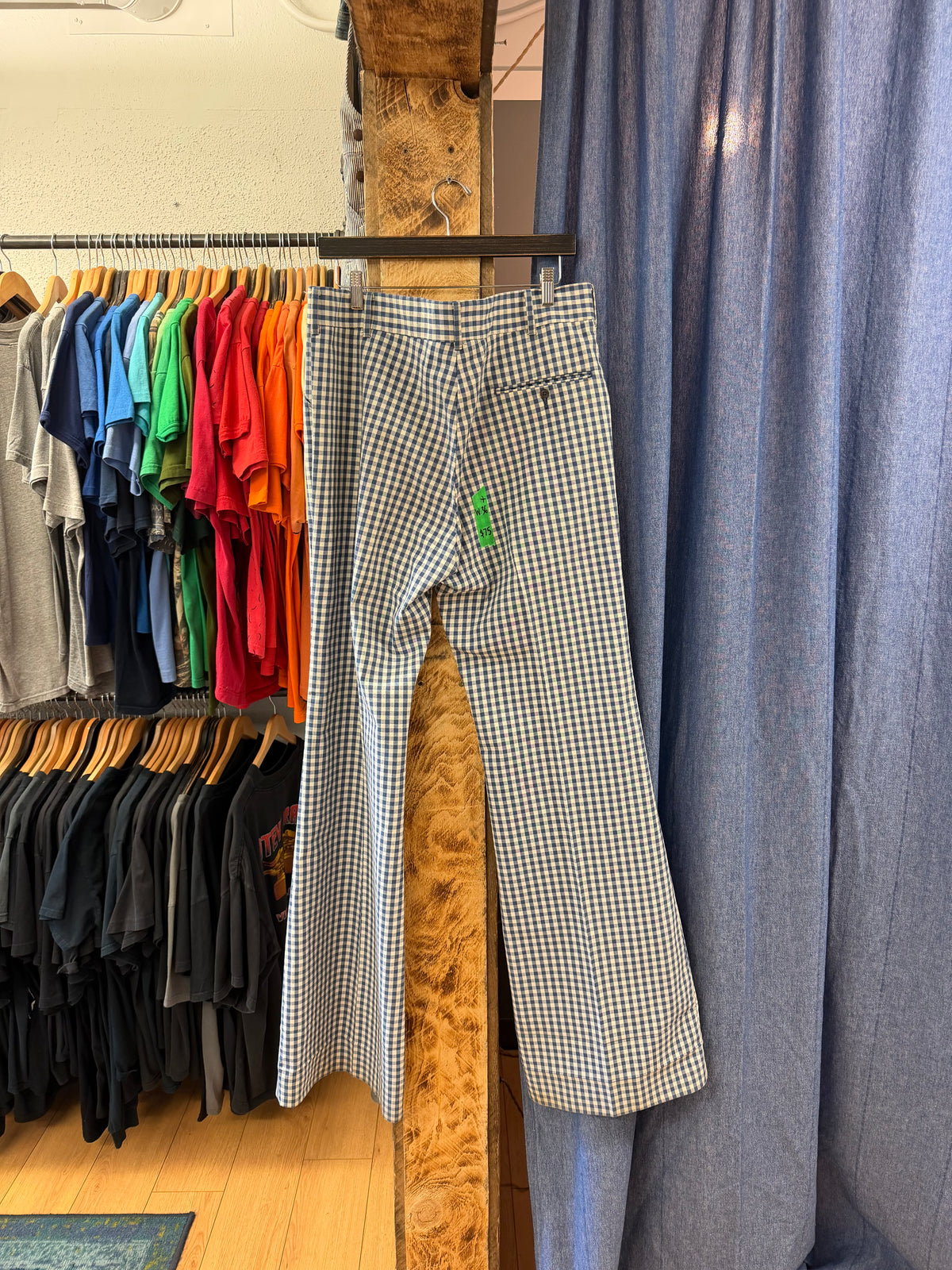 Vintage Levi's Blue patterned pants - 36
