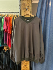 Vintage Stormpack Olive Windbreaker Crewneck - XXL