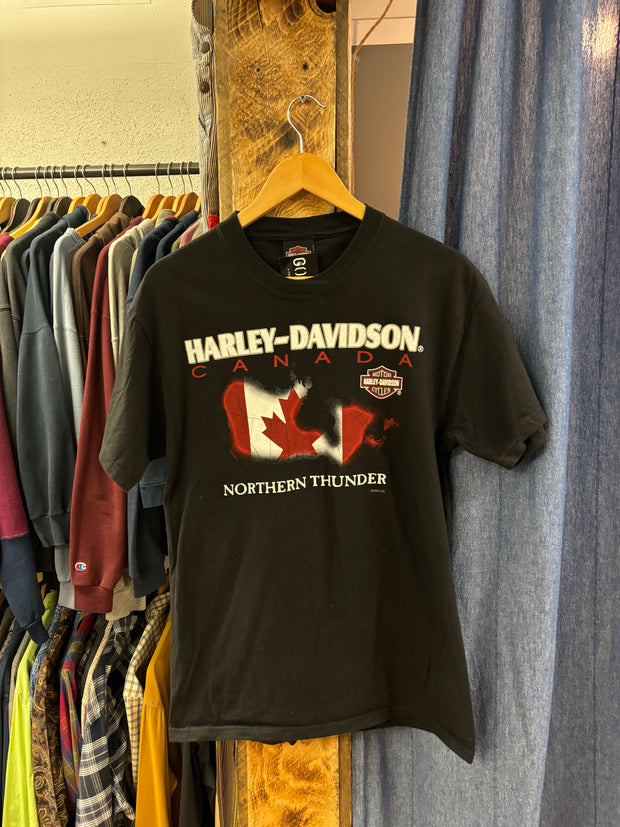 Vintage Harley Davidson Northern Thunder Black T-Shirt - M