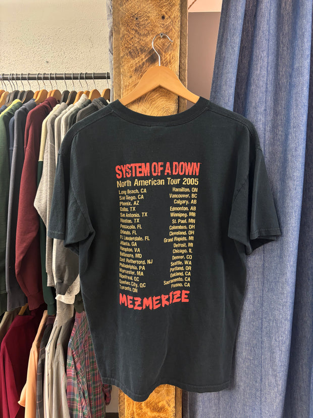 Vintage 2005 System Of A Down Black T-Shirt - L