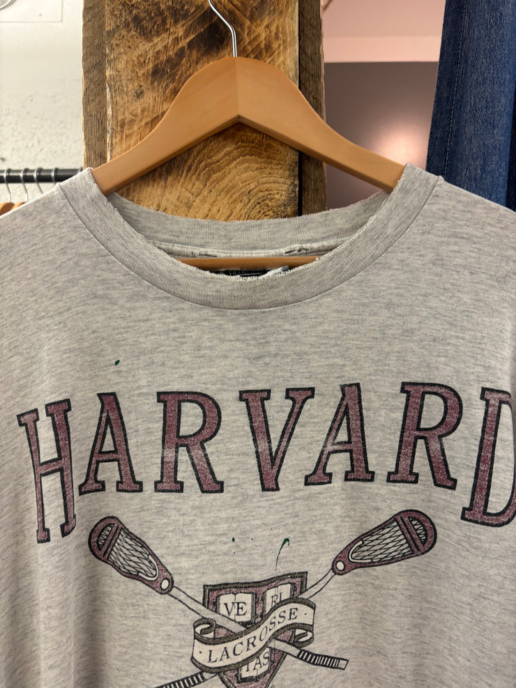 Vintage Harvard Light Grey T-shirt - L