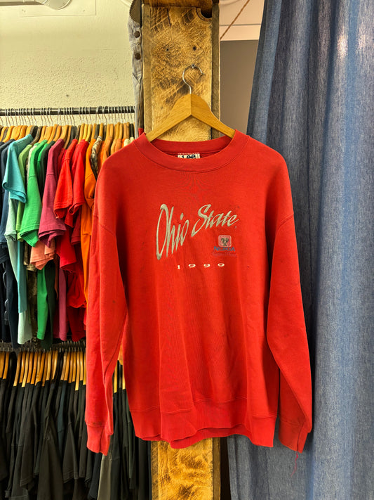 Vintage 1999 Ohio State Red Crewneck - L