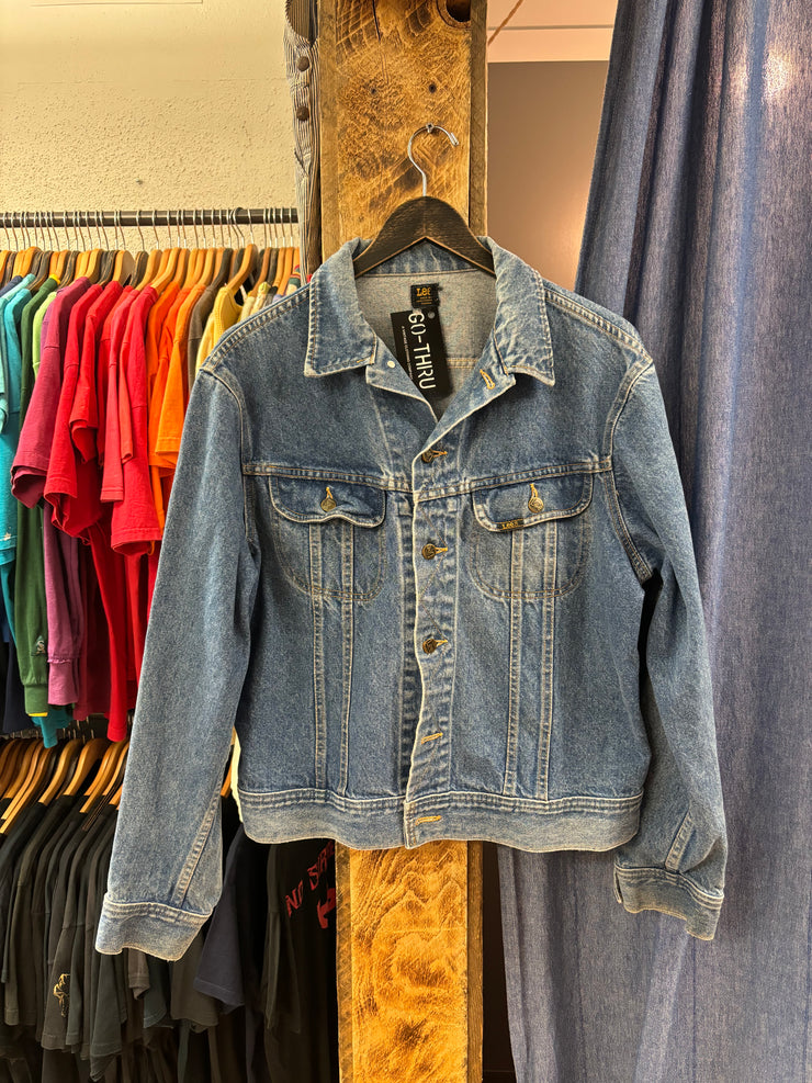 Vintage Lee Denim Lightwash Jacket - M